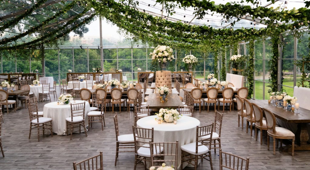 Wedding set up courtesy of Bella Acento wedding planners in Dallas, TX.